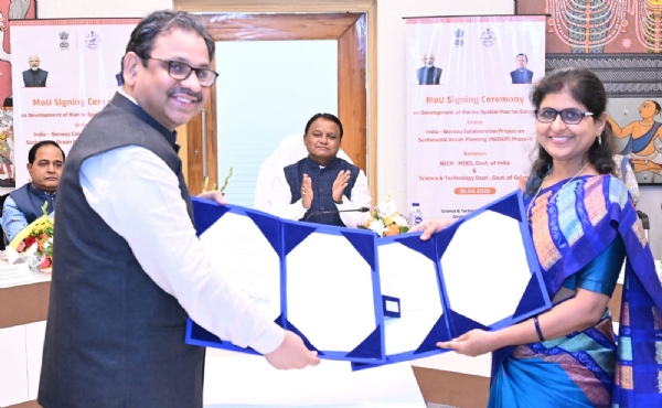 Odisha Signs MoU to Launch Marine Spatial Plan for Sustainable Coastal Development