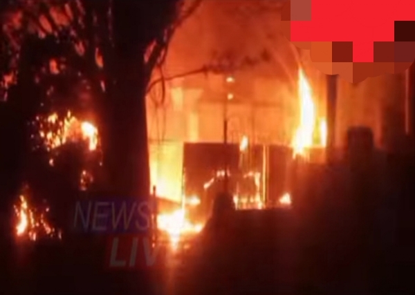 Image of the Massive Fire Breaks Out in Jorhat