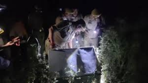 Woman body found inside metal trunk