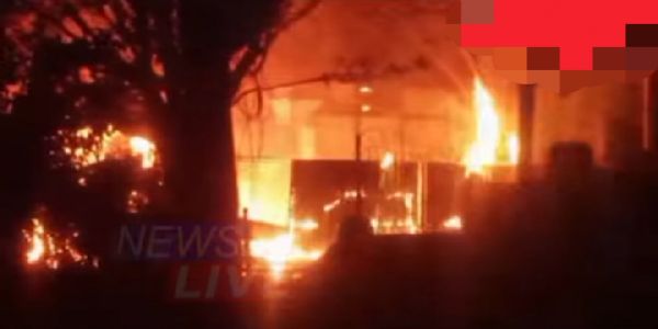 Massive Fire Breaks Out at Bitumen Factory in Nagaon