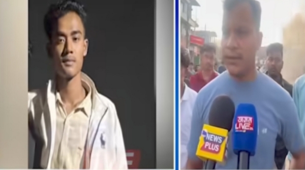 काकोपथार में हुए भीषण सड़क हादसे में दो युवकों की हुई मौत से संबंधित तस्वीर।