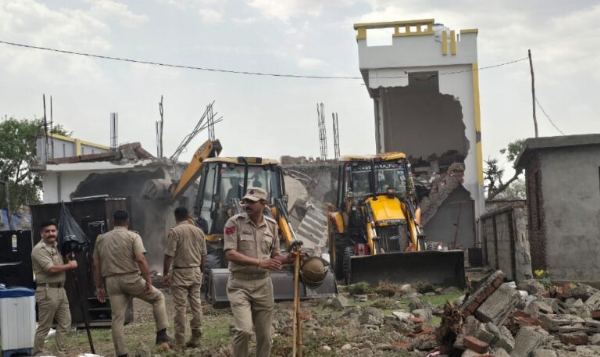Property Of Drug Peddler Demolished In Jammu