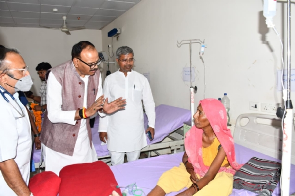 Brajesh Pathak conducted an extensive inspection of the 200-bed autonomous state medical college