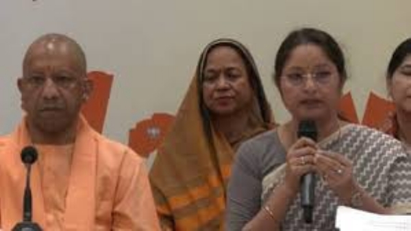CM Yogi Adityanath and Union Minister Annapurna Devi held a press conference in Lucknow