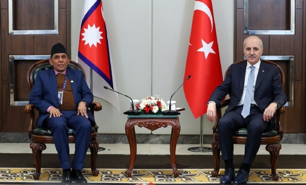 Nepali Senate Chair Dahal Holds Diplomatic Talks with Turkish Speaker Kurtulmus in Istanbul