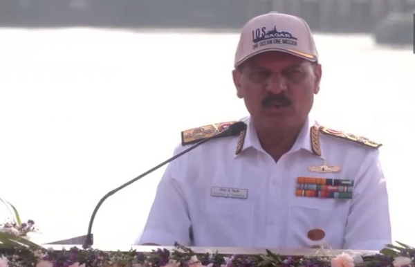 Indian Navy Chief Admiral Dinesh K. Tripathi