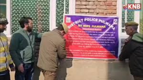 House Attached In J&K’s Pulwama Under NDPS Act In Crackdown On Drug Trade