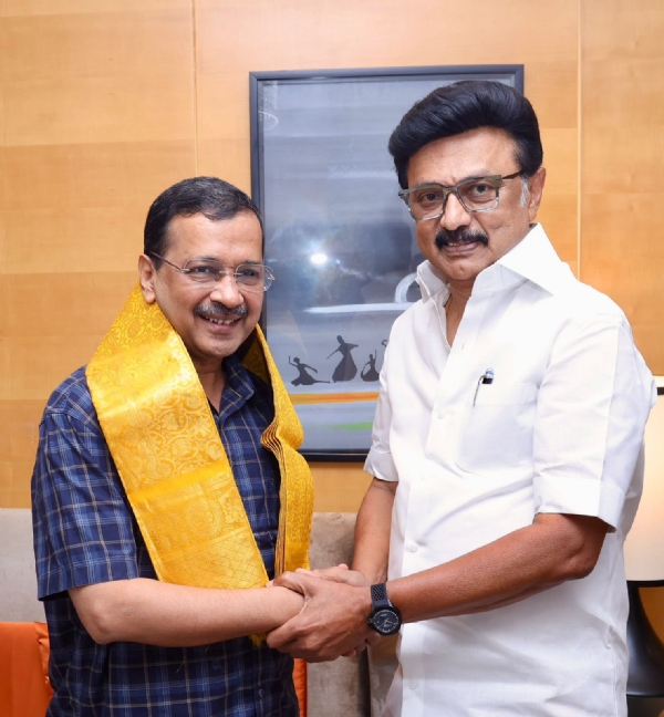 Arvind Kejriwal Meets Tamil Nadu CM Stalin