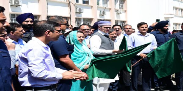 CM Omar Flags Off Ambulances, Medical Equipment To Boost Healthcare Access In J&K