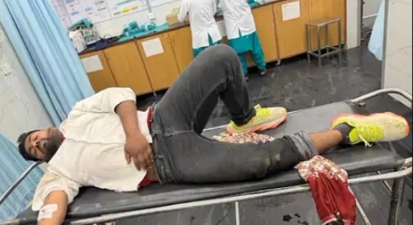 ਚੰਡੀਗੜ੍ਹ ਦੇ ਸੈਕਟਰ-16 ਹਸਪਤਾਲ ’ਚ ਜੇਰੇ ਇਲਾਜ਼ ਗੈਂਗਸਟਰ ਮੁਕੇਸ਼ ਗੋਲੂ।