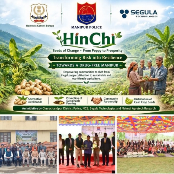 Image Related to the Manipur Police, NCB Promoting Alternative Farming to Curb Poppy Farming.