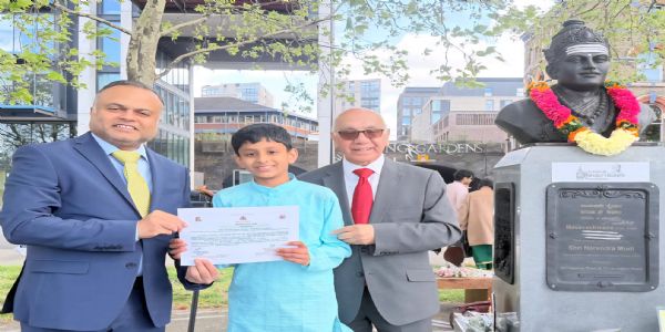 Basava Jayanti Celebrations at the Basaveshwara Statue in London