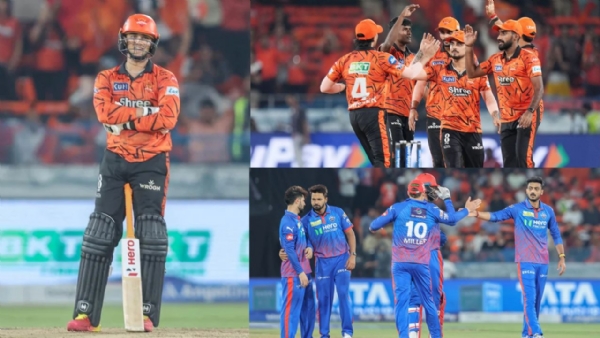 Abhishek Sharma’s stormy century helps Hyderabad defeat Delhi by 47 runs.