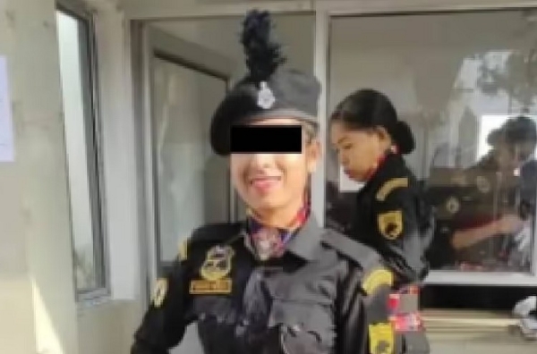 Image of the Deceased Woman Commando Trainee at Assam Camp.