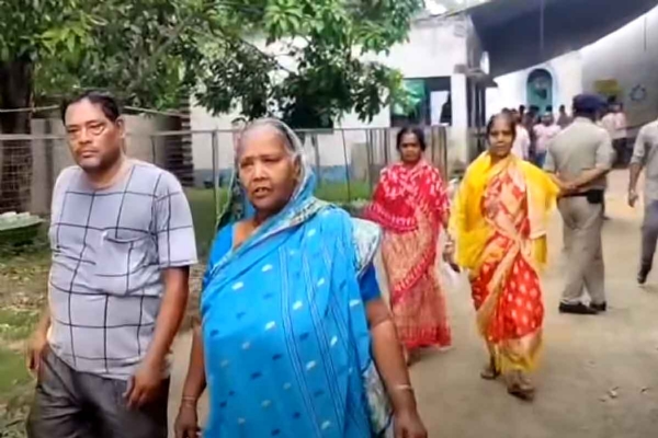 The widow at the polling station