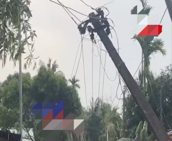 Image Related to the Storm in Assam.