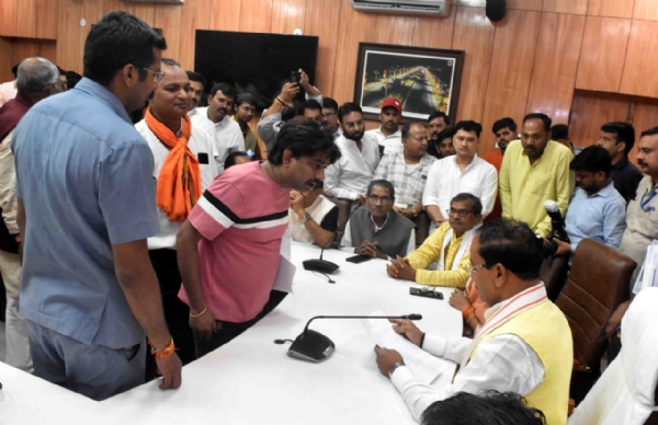 Deputy CM Keshav Prasad Maurya at Circuit House