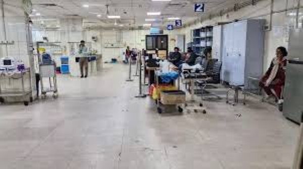 Residents of Jawaharlal Nehru Medical College of Aligarh Muslim University (AMU) went on strike