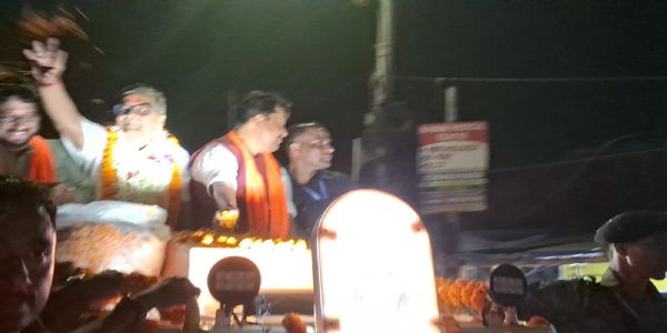 BJP holds roadshow in Serampore, Nitin Nabin campaigns for Bhaskar Bhattacharya