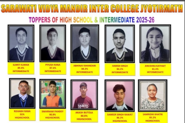 Students of Jyotirmath schools record strong results