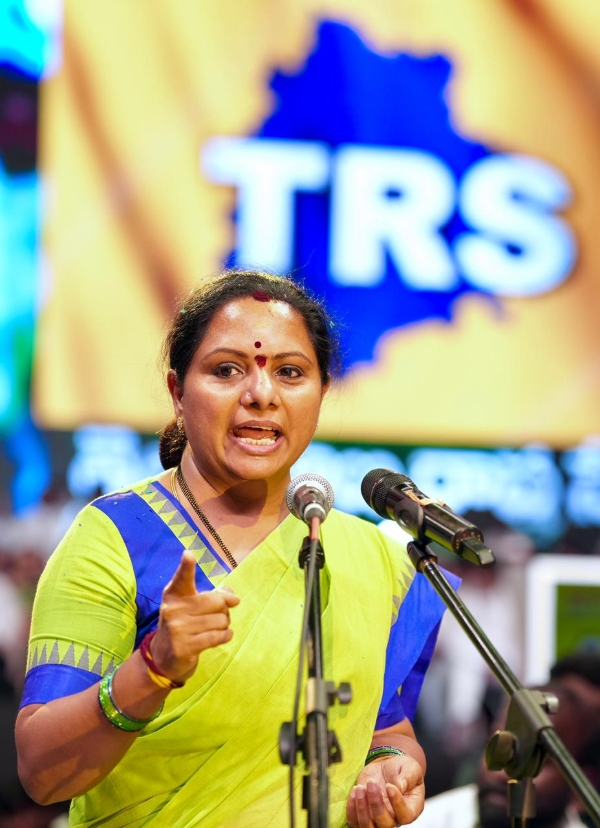 Kavitha launches Telangana Rashtra Sena
