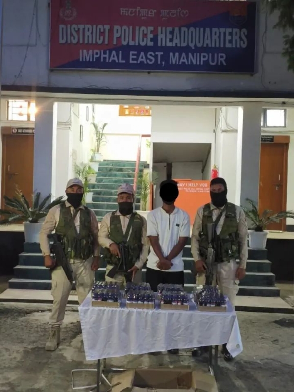 Image Related to the Six Arreste for Allegedly Spreading Violence in Greater Imphal.