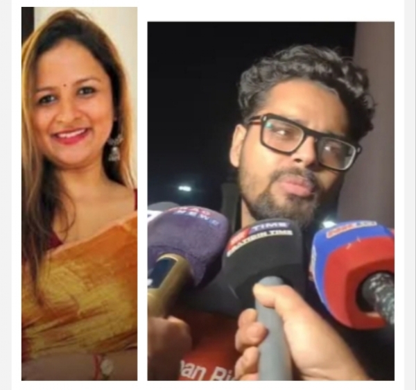 Bhavna Sharma and her Boyfriend.