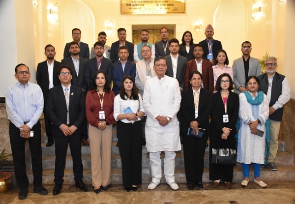 20-member media delegation from Nepal, visiting India, met with Uttar Pradesh Assembly Speaker