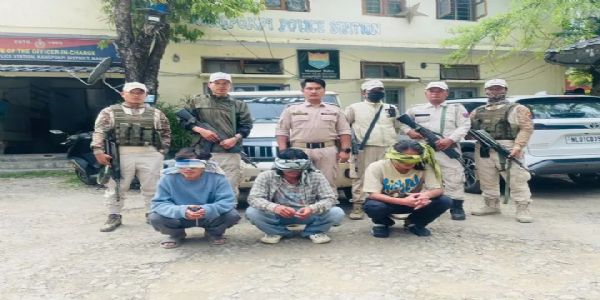 Three Miscreants Arrested in Kangpokpi Tyre Workshop Arson Attempt Case