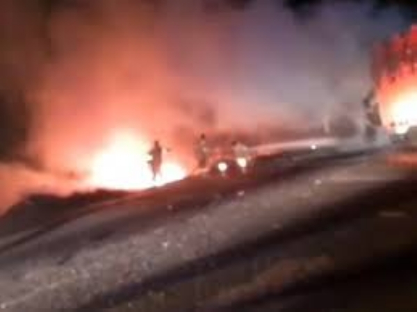 2 drivers burnt alive in UP