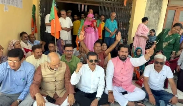 BJP KDD protests against NFSA, demands revocation of order
