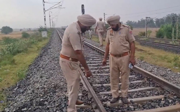 Police officers investigating at the Spot.