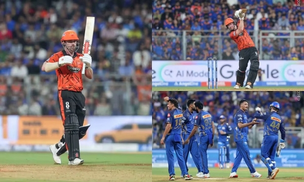 Sunrisers Hyderabad achieved a remarkable victory over the Mumbai Indians by successfully chasing down a massive 244-run target