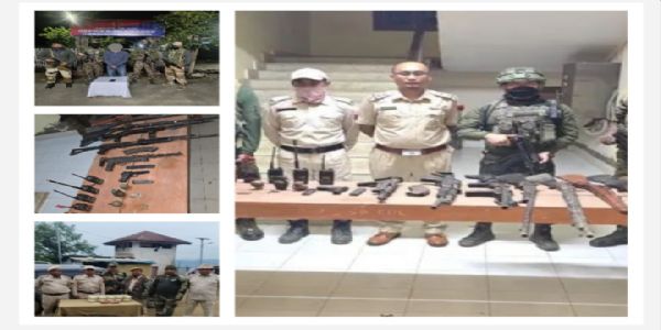 Arms, Explosives and Drugs Recovered; Smuggler Arrested in Manipur