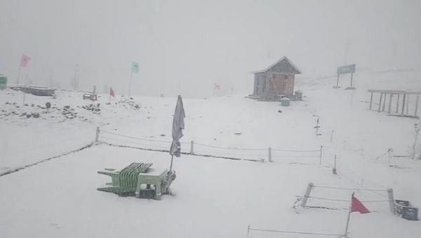 Fresh Spell Of Snow In Higher Reaches Of Kashmir, Plains Receive Showers Fresh Spell Of Snow In Higher Reaches Of Kashmir, Plains Receive Showers