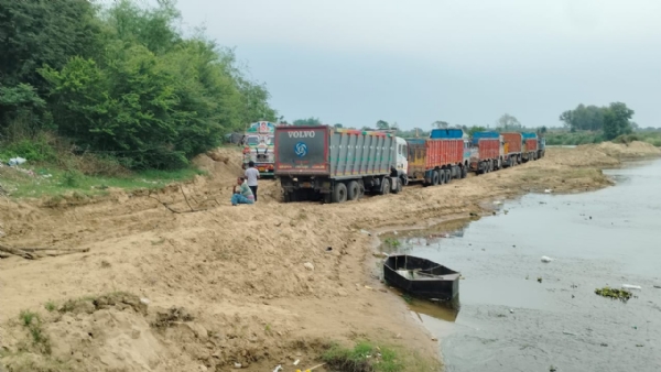 Sand mining Sand mining