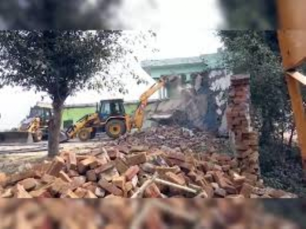 Villagers in Sambhal dismantle their madrasa mosque school