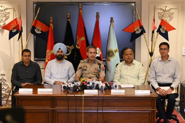 DGP Gaurav yadav during press conference. DGP Gaurav yadav during press conference.