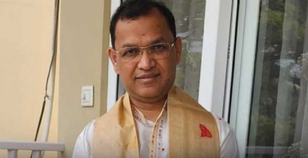 Image of the BJP Candidate Biswajit Phukan of Sarupathar.
