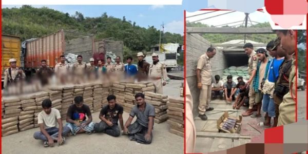 Huge Seizure of Illegal Liquor in Cachar Ahead of Elections