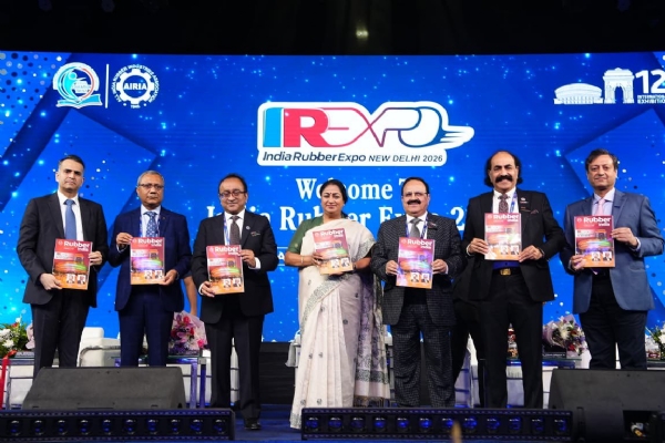Delhi CM Rekha Gupta Inaugurates 12th India Rubber Expo