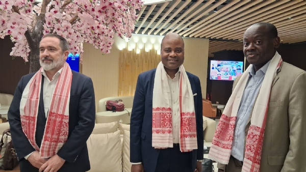 Image of the Foreign Election Delegates Arrive in Guwahati Under IEVP on Wednesday.