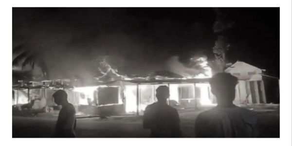 Major Fire Guts 14 Commercial Establishments in Abhayapuri