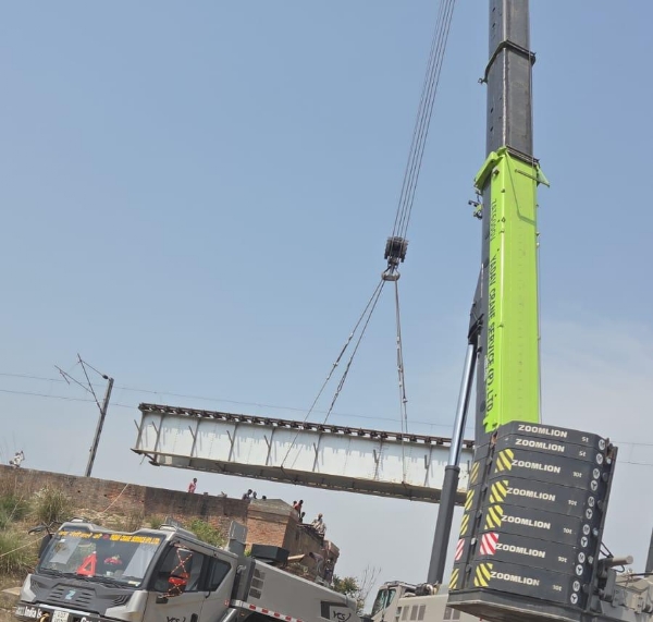 Rehabilitation of Bridge No. 136 (over the Kali River), situated on the Shikohabad-Farrukhabad rail section
