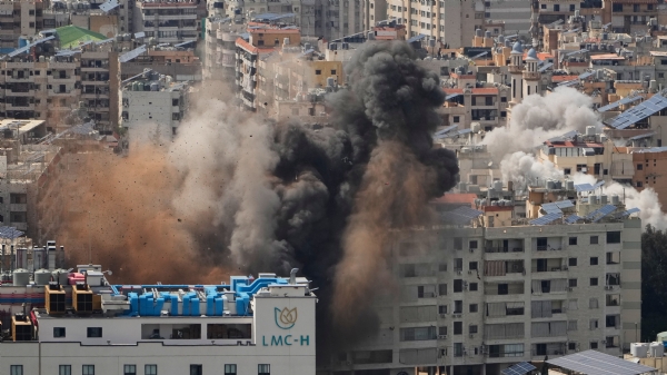 Israeli Strikes Kill at Least 182 in Lebanon