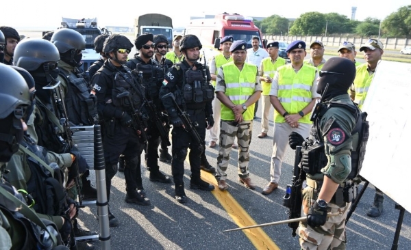 NSG, Delhi Police Join CISF in Annual Anti-Hijacking Drill at IGI Airport