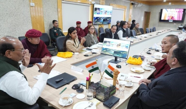 LG Saxena Meets Rinpoches To Review Preparations For Sacred Exposition Of Holy Relics Of Lord Buddha LG Saxena Meets Rinpoches To Review Preparations For Sacred Exposition Of Holy Relics Of Lord Buddha