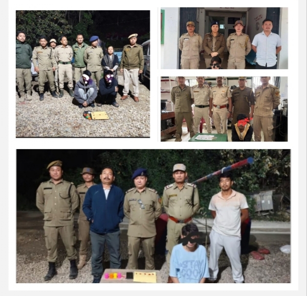 Image Related to the Lower Siang Police Step Up Anti-Drug Drive, in which Five Held in Arunachal Pradesh.