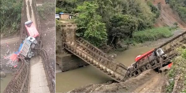 NH-102B Bailey Bridge Collapse Snaps Key Manipur–Mizoram Link