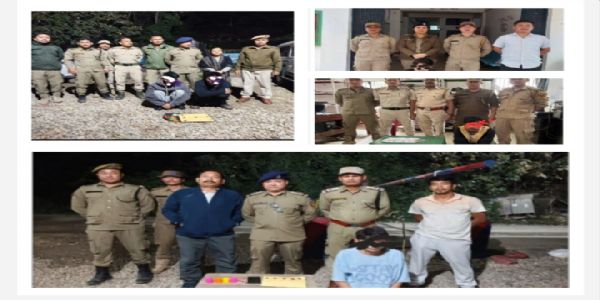 Lower Siang Police Step Up Anti-Drug Drive, Five Held in Arunachal Pradesh